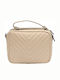 De piele Geantă de damă Crossbody Bej