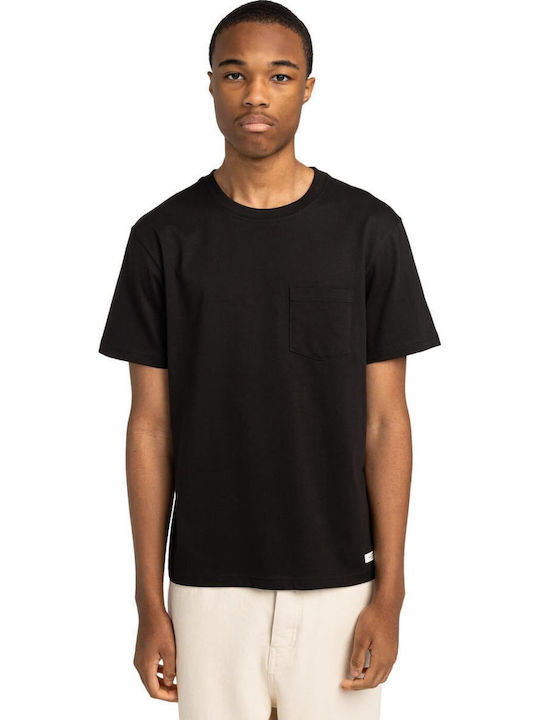 Label Pocket T-shirt Flint Black
