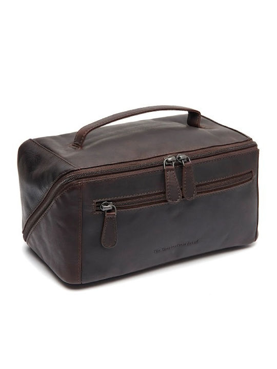 Leather Travel Toiletry Bag Chesterfield Brand C08.054201 Brown