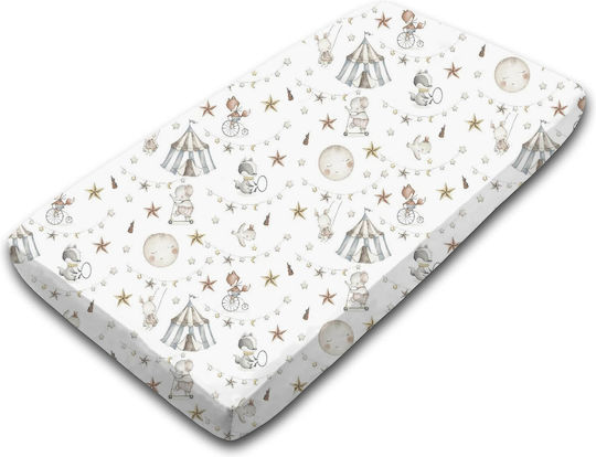 Kidizi Lenjerie De Patut Bebe Cu Cauciuc Alb 120x60cm Kidizi Lenjerie De Patut Bebe Cu Cauciuc Alb 120x60cm