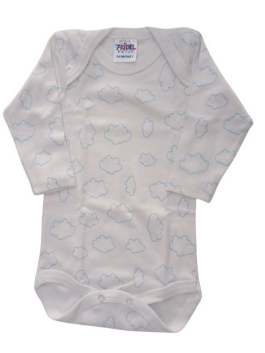 Fridel Petit Long-Sleeved White, Blue