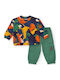 Kids Sweatpants Set Orange