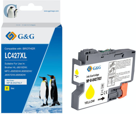Premium Cartridge G&g 5k Brother Lc 427xl Yellow Lc-427xly Lc427xly