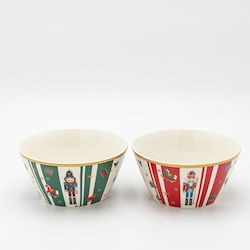 Eurolamp Bowl with Nutcrackers 2 Pieces Eurolamp Bowl with Nutcrackers 2 Pieces