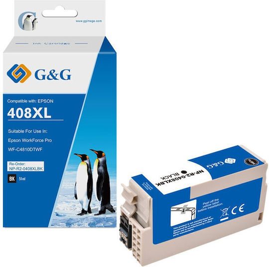 Premium Cartridge G&g Epson 408l Black C13t09k14010