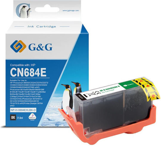 Cartuș Premium G&g HP 364xl Negru Cn684ee Hp364xl