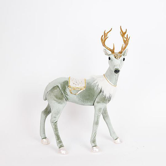 Eurolamp Velvet Deer Mint 37x52cm