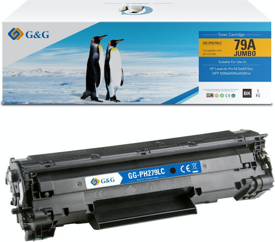 G&g Premium Toner Xl 2.5k Hp 79a Black Cf279a Hp79a