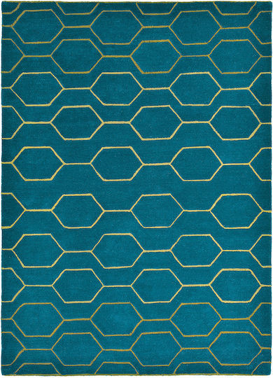 Wedgwood Arris 37307 Lucrat manual Covor Rectangular Teal