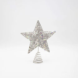 Sternspitze Silber 20x23cm