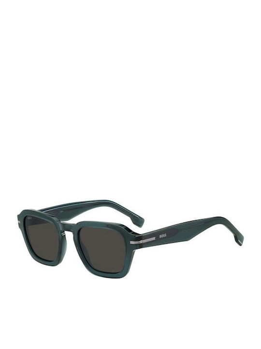 Boss Men's Sunglasses with Green Plastic Frame ...