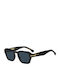 Boss Men's Sunglasses with Black Plastic Frame and Blue Lens Boss 1853/S 807/KU