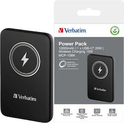 Verbatim Charge `N` Go 10000mAh 15W Μαύρο