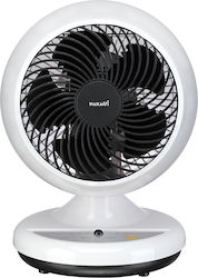 Nakassi N07OF25G Ventilator De Masă Alb