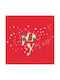 Rote Servietten Joy 20 Stück