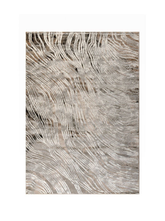 Tzikas Carpets 45002-101 Wohnzimmer Teppich Grau mit einer Breite von 67 cm