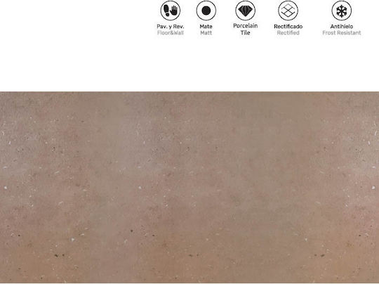 LV Granito Floor / Wall Interior Matte Porcelain Tile 120x60cm Brown