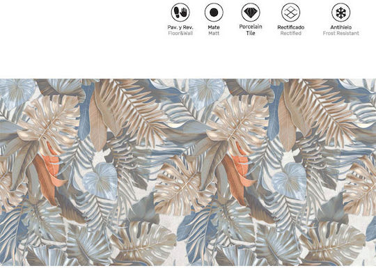 LV Granito Floor / Wall Outdoor Matte Porcelain Tile 120x60cm Bianco