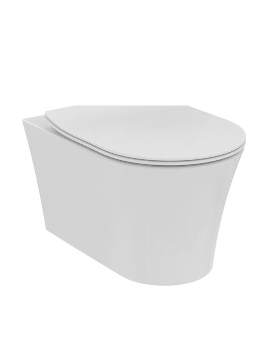 Ideal Standard Λεκάνη Κρεμαστή με Κάλυμμα Soft Close Λευκή
