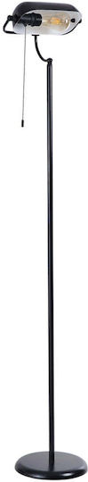 Opviq Stehleuchte H158xB25cm. mit Fassung für Lampe E27 Schwarz