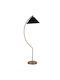 Opviq Stehleuchte H150xB38cm. mit Fassung für Lampe E27 Schwarz