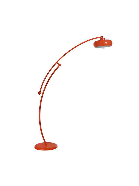 Opviq Stehleuchte H155xB30cm. mit Fassung für Lampe E27 Orange