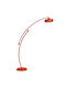 Opviq Stehleuchte H155xB30cm. mit Fassung für Lampe E27 Orange