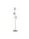 Opviq Stehleuchte H155xB30cm. mit Fassung für Lampe E27 Weiß