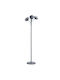 Opviq Floor Lamp H162xW42cm. with Socket for Bulb E27 Gray