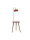 Opviq Floor Lamp H148xW48cm. with Socket for Bulb E27 White