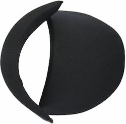 Sewing Supplies Shoulder Pads Covered 15mm/110mm Pack of 1.5 Black