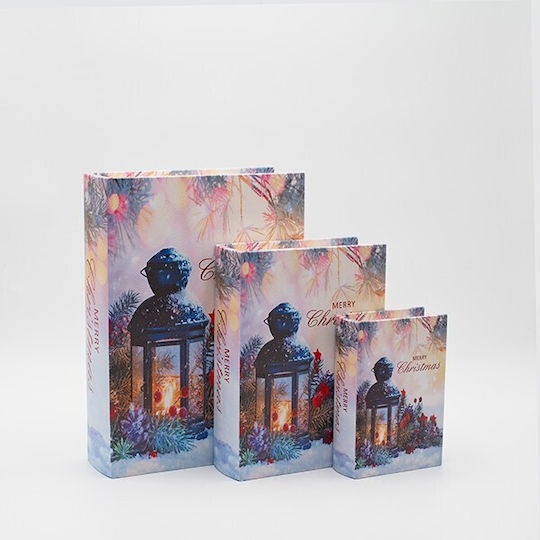 Eurolamp Set Laternen Hölzernes Beiges 48x24x32cm 3Stücke Eurolamp Set Laternen Hölzernes Beiges 48x24x32cm 3Stücke