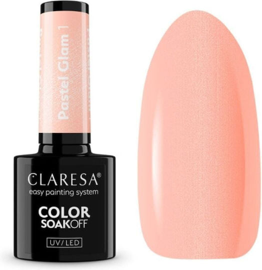 Claresa Pastel Glam Полутраен Лак За Нокти 01 5гр