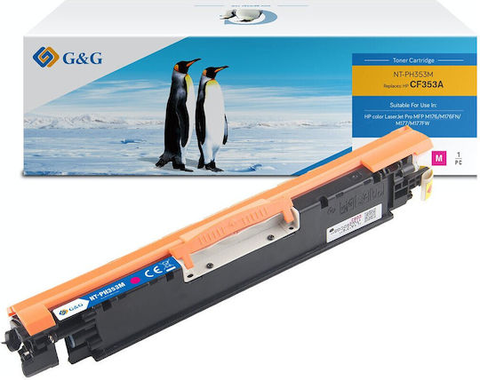 Премиум Тонер G&g 1k HP 130a Магента CF353a HP130a