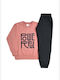 Kids Sweatpants Set Pink
