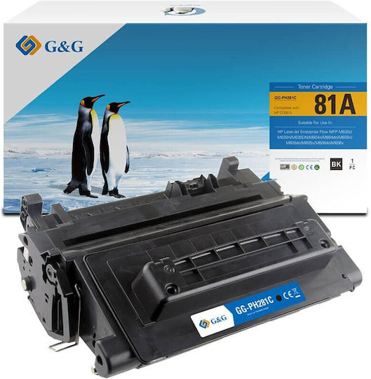 Premium Toner G&g 10.5k HP 81a Schwarz Cf281a HP81a