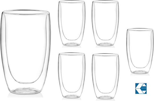 Galifas Set of Glasses Water made of Glass 340ml 6pcs