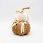 Hängender Kürbis-Weihnachtsbaumschmuck Weiß 15x...