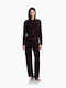 Emporio Armani Winter Women's Pyjama Set Black