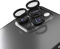 Etteri Camera Protection Tempered Glass Black for the iPhone 16 Pro, iPhone 16 Pro Max