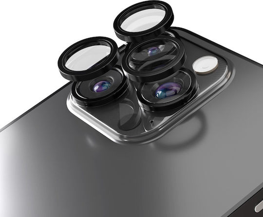 Etteri Camera Protection Tempered Glass Black for the iPhone 16 Pro, iPhone 16 Pro Max