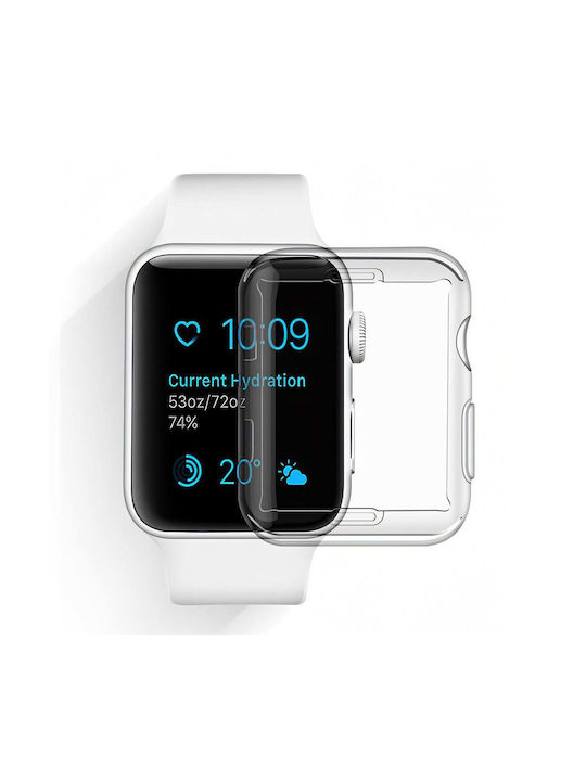 Sonique Θήκη Σιλικόνης σε Διάφανο χρώμα για Apple Watch 10 46mm