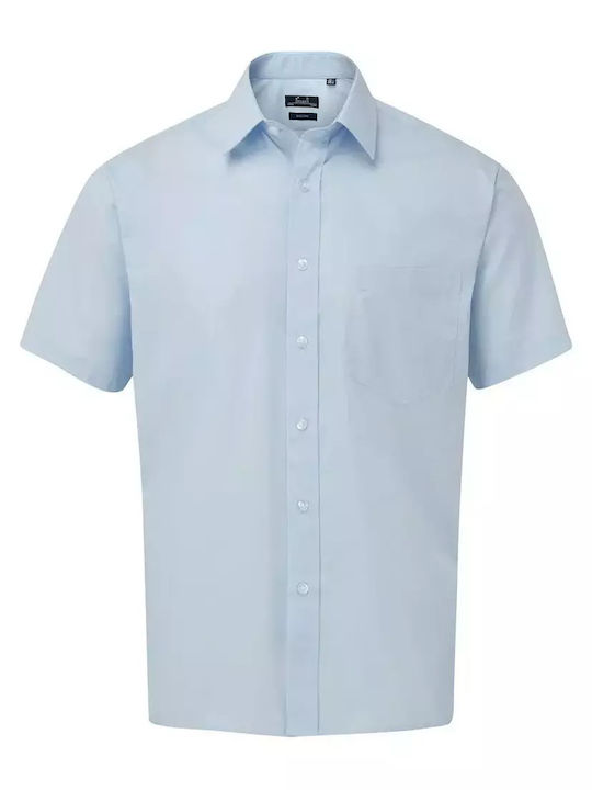 Premier Κοντομάνικο Πουκάμισο Light Blue