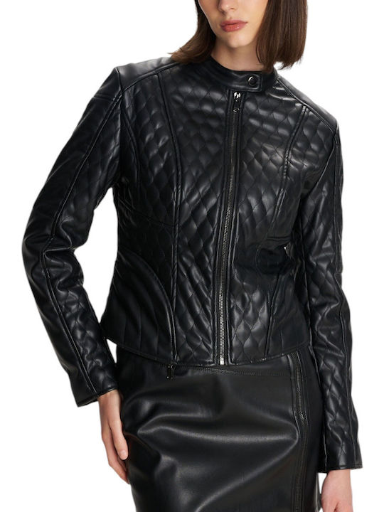 ALE - The Non Usual Casual Damen Bikerjacke Black