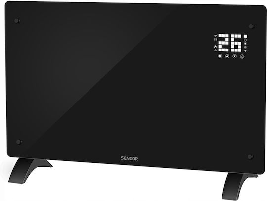 Sencor Convectoare pardoseală 2000W cu Termostat Electronic 78x51.5cm Negru