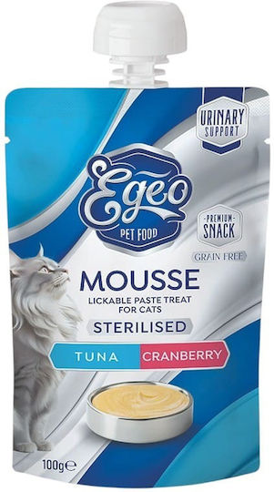 Egeo Pet Food Υγρή Τροφή για Γάτες σε Φακελάκι με Κοτόπουλο, Τόνο, Συκώτι και Πατάτες χωρίς Σιτηρά 100gr