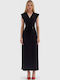 Summer Maxi Dress for Wedding - Christening Black