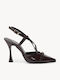 Brown Heels Greek Made Cross Tie