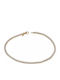 Women's Bracelet Riviera made of Gold 14K with Zircon