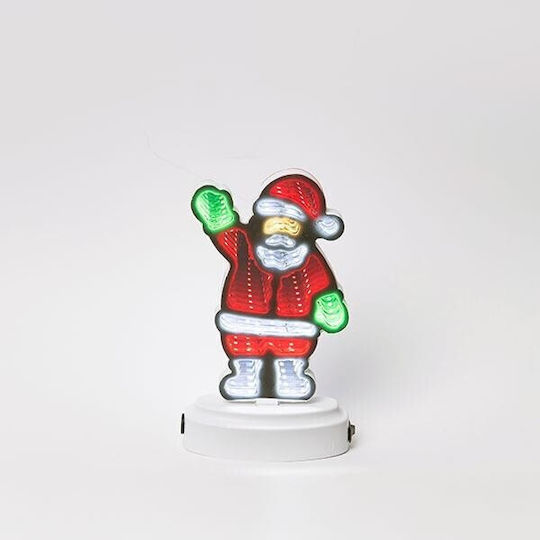 Leuchtender Dekorativer Weihnachtsmann Batterie Mehrfarbig 11x4.5x3cm
